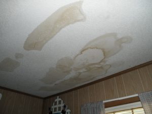 ceiling spots from water damage